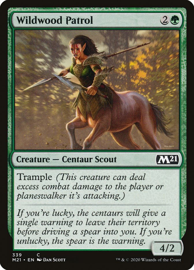 Wildwood Patrol [Core Set 2021] | Jomio and Rueliete's Cards and Comics