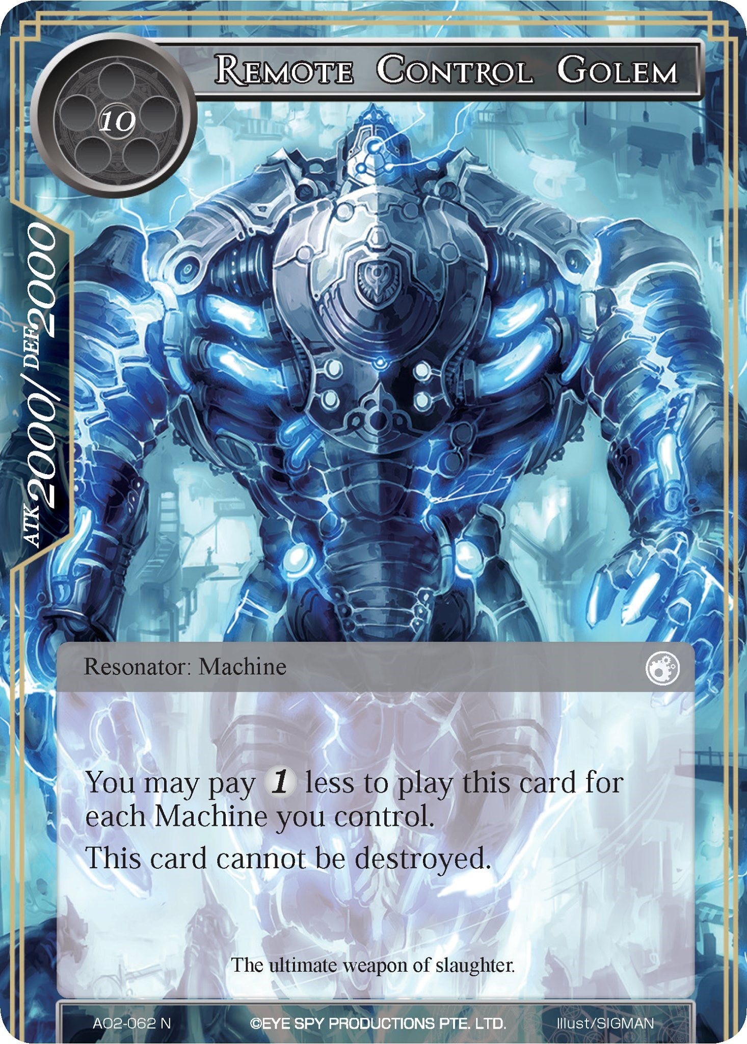 Remote Control Golem (AO2-062) [Alice Origin II] | Jomio and Rueliete's Cards and Comics