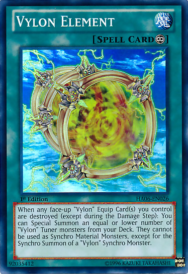Vylon Element [HA06-EN026] Super Rare | Jomio and Rueliete's Cards and Comics
