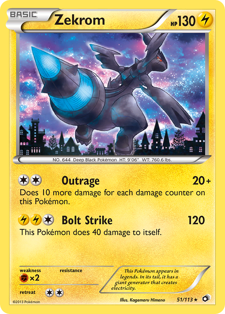 Zekrom (51/113) [Black & White: Legendary Treasures] | Jomio and Rueliete's Cards and Comics