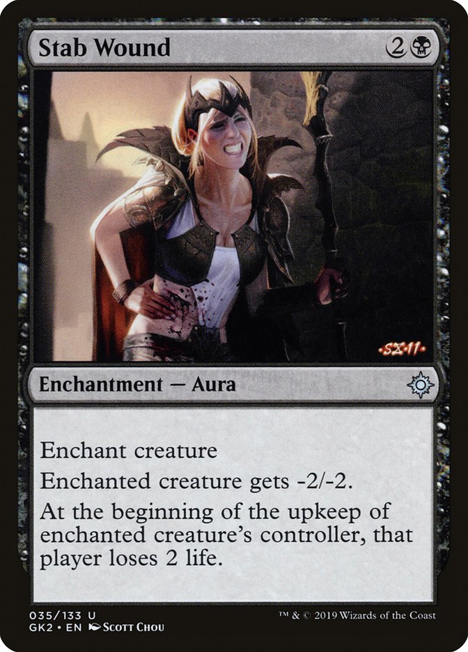 Stab Wound [Ravnica Allegiance Guild Kit] | Jomio and Rueliete's Cards and Comics