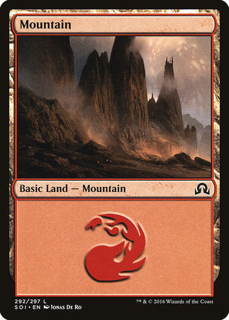 Mountain (292) [Shadows over Innistrad] | Jomio and Rueliete's Cards and Comics