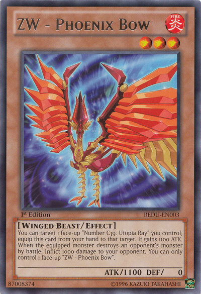 ZW - Phoenix Bow [REDU-EN003] Rare | Jomio and Rueliete's Cards and Comics