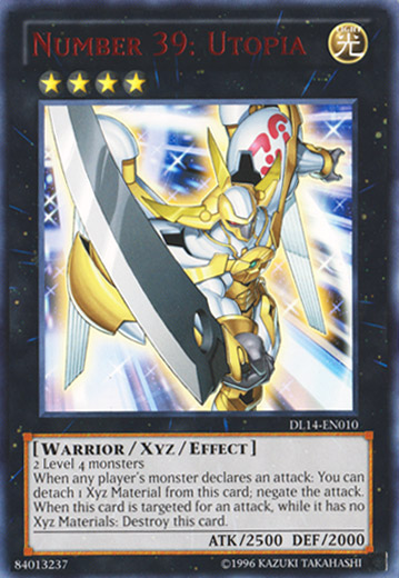 Number 39: Utopia (Red) [DL14-EN010] Rare | Jomio and Rueliete's Cards and Comics