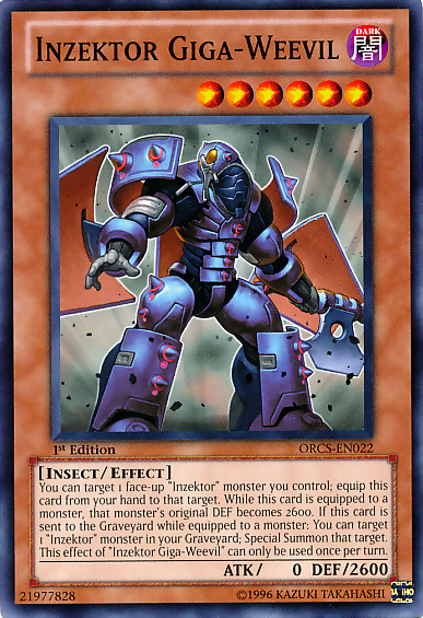 Inzektor Giga-Weevil [ORCS-EN022] Common | Jomio and Rueliete's Cards and Comics