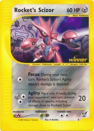 Rocket's Scizor (4) (Jumbo Card) [Best of Promos] | Jomio and Rueliete's Cards and Comics