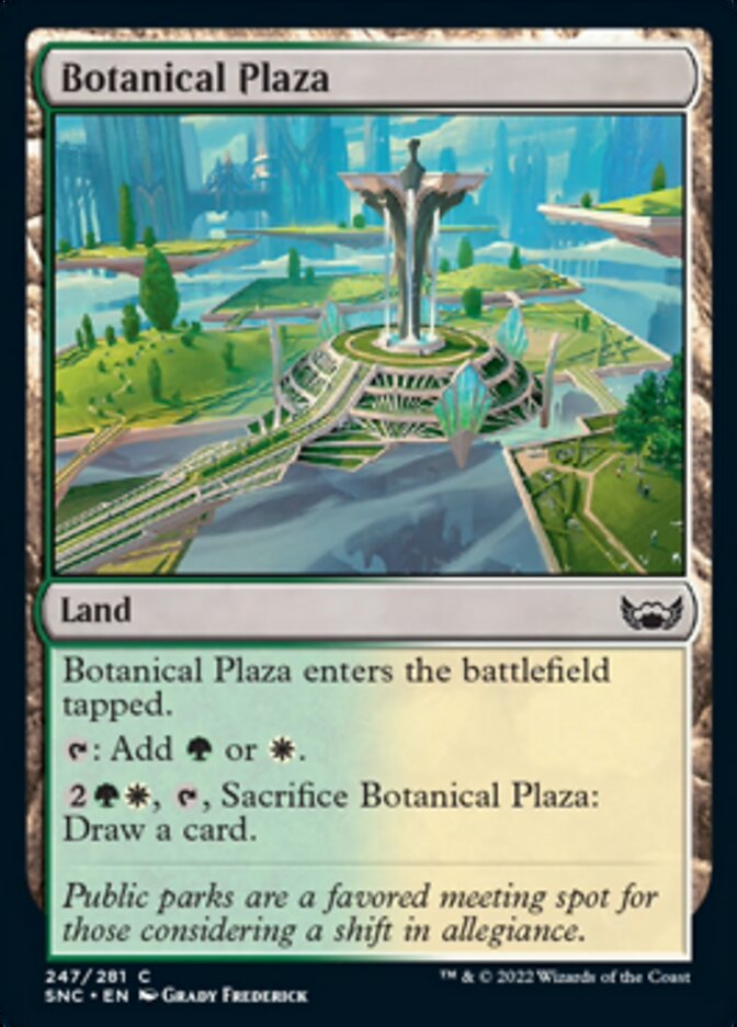 Botanical Plaza [Streets of New Capenna] | Jomio and Rueliete's Cards and Comics
