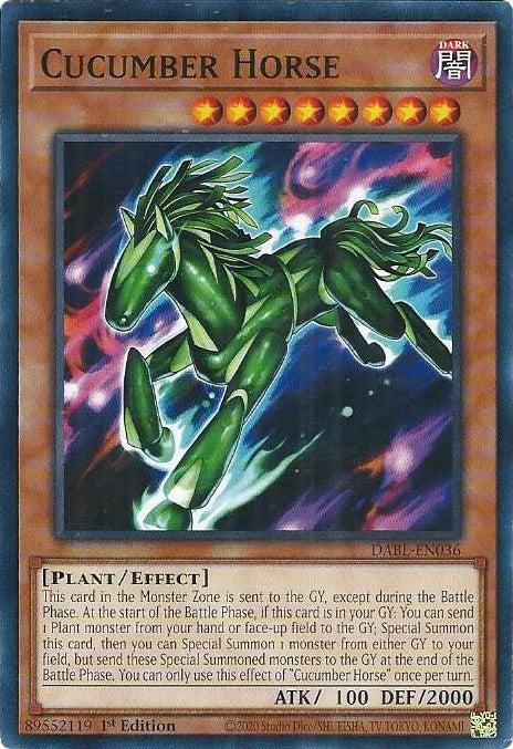 Cucumber Horse [DABL-EN036] Common | Jomio and Rueliete's Cards and Comics