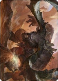 Moraug, Fury of Akoum Art Card [Zendikar Rising Art Series] | Jomio and Rueliete's Cards and Comics
