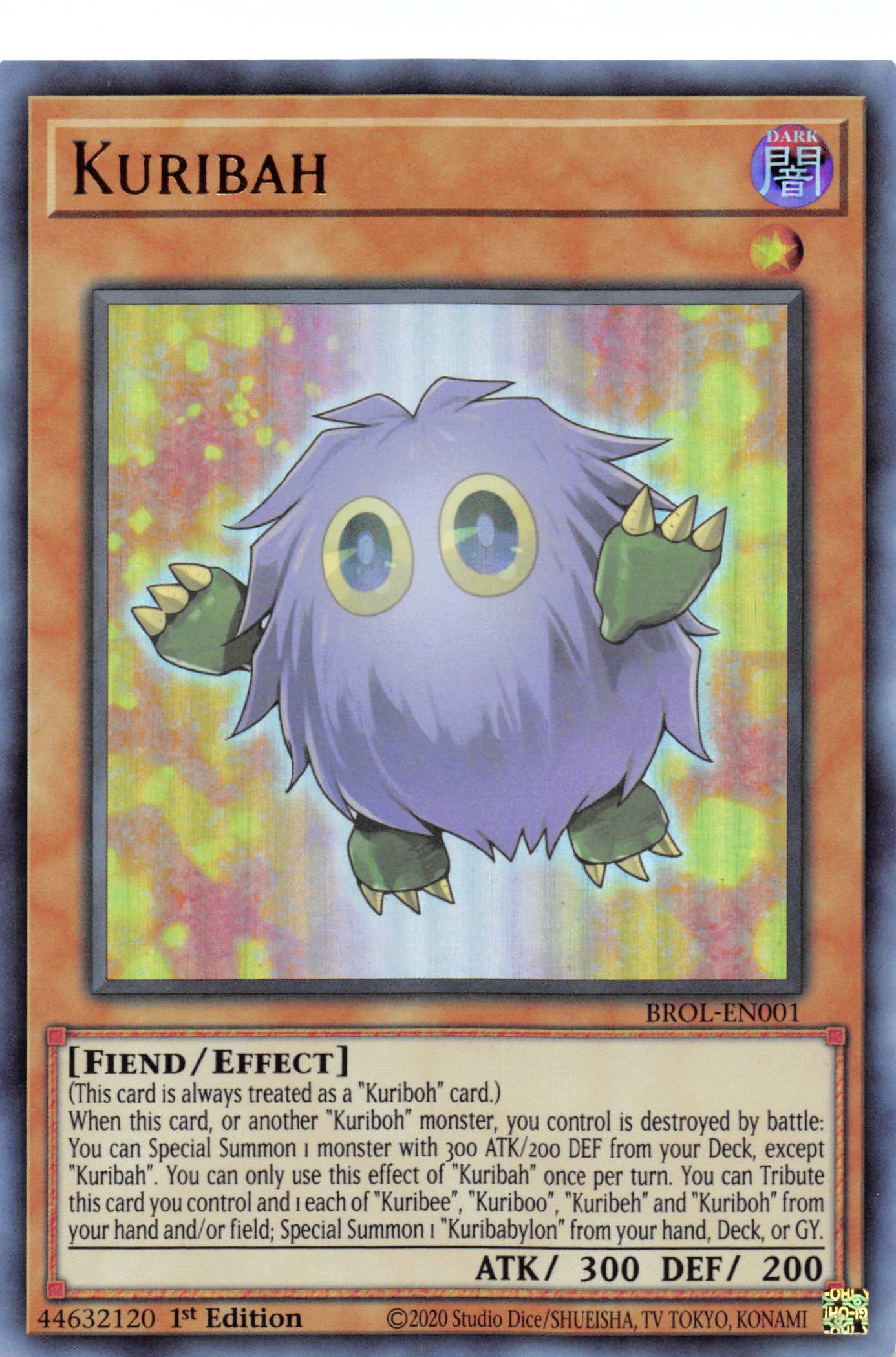 Kuribah [BROL-EN001] Ultra Rare | Jomio and Rueliete's Cards and Comics