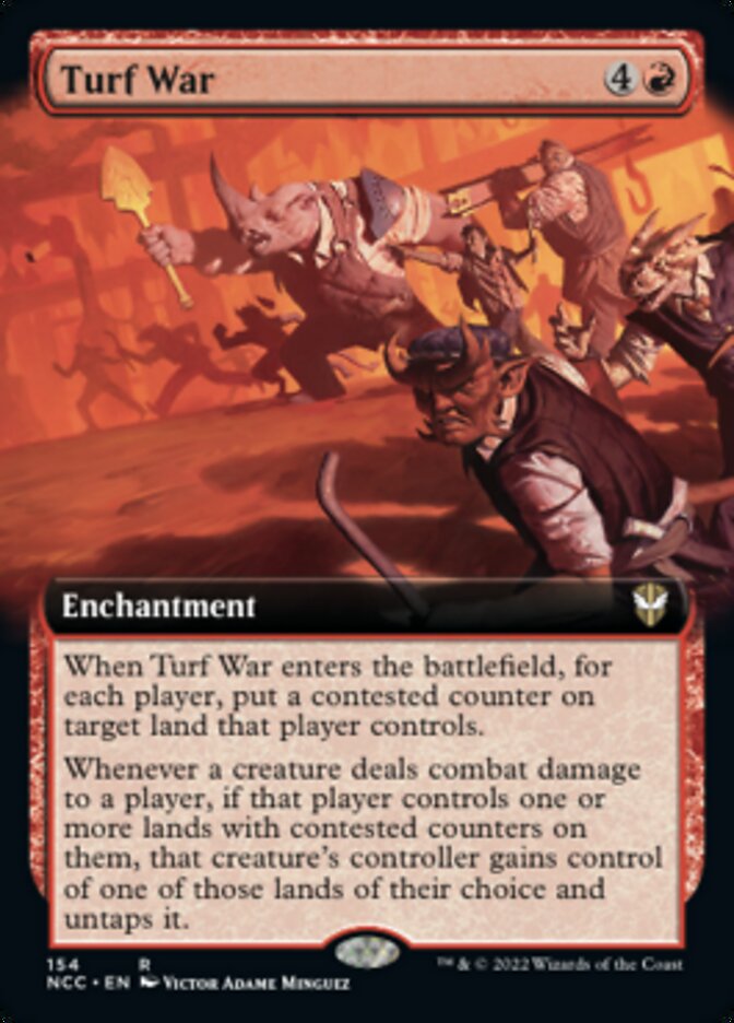 Turf War (Extended Art) [Streets of New Capenna Commander] | Jomio and Rueliete's Cards and Comics