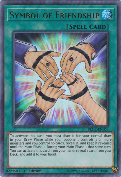 Symbol of Friendship [BLHR-EN058] Ultra Rare | Jomio and Rueliete's Cards and Comics