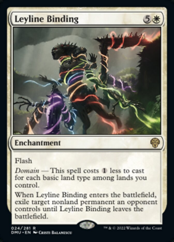 Leyline Binding [Dominaria United] | Jomio and Rueliete's Cards and Comics