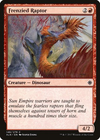 Frenzied Raptor [Ixalan] | Jomio and Rueliete's Cards and Comics