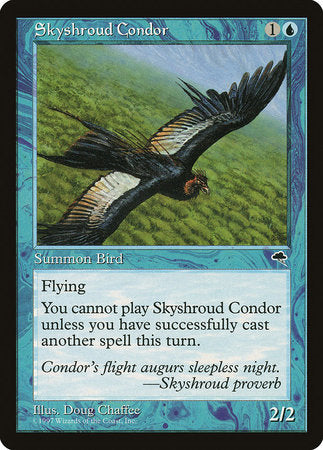 Skyshroud Condor [Tempest] | Jomio and Rueliete's Cards and Comics