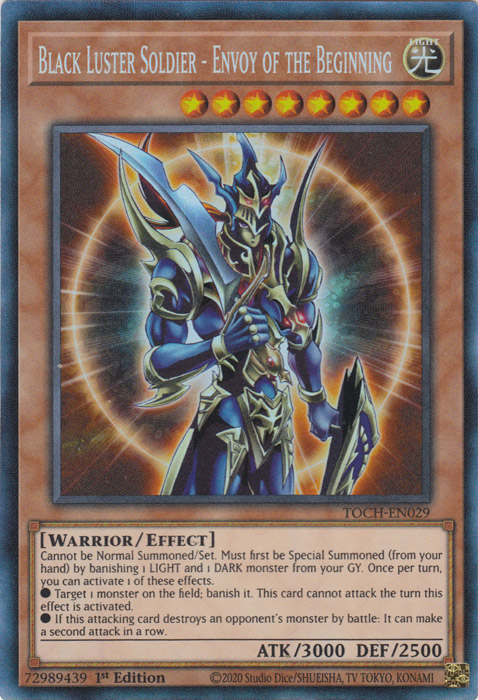 Black Luster Soldier - Envoy of the Beginning (CR) [TOCH-EN029] Collector's Rare | Jomio and Rueliete's Cards and Comics
