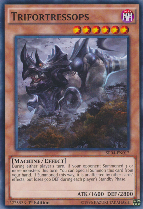 Trifortressops [SR04-EN017] Common | Jomio and Rueliete's Cards and Comics