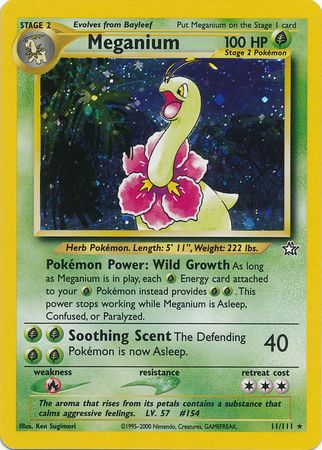 Meganium (11/111) [Neo Genesis Unlimited] | Jomio and Rueliete's Cards and Comics