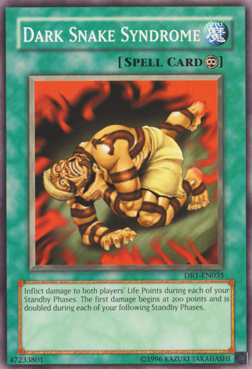 Dark Snake Syndrome [DR1-EN035] Common | Jomio and Rueliete's Cards and Comics