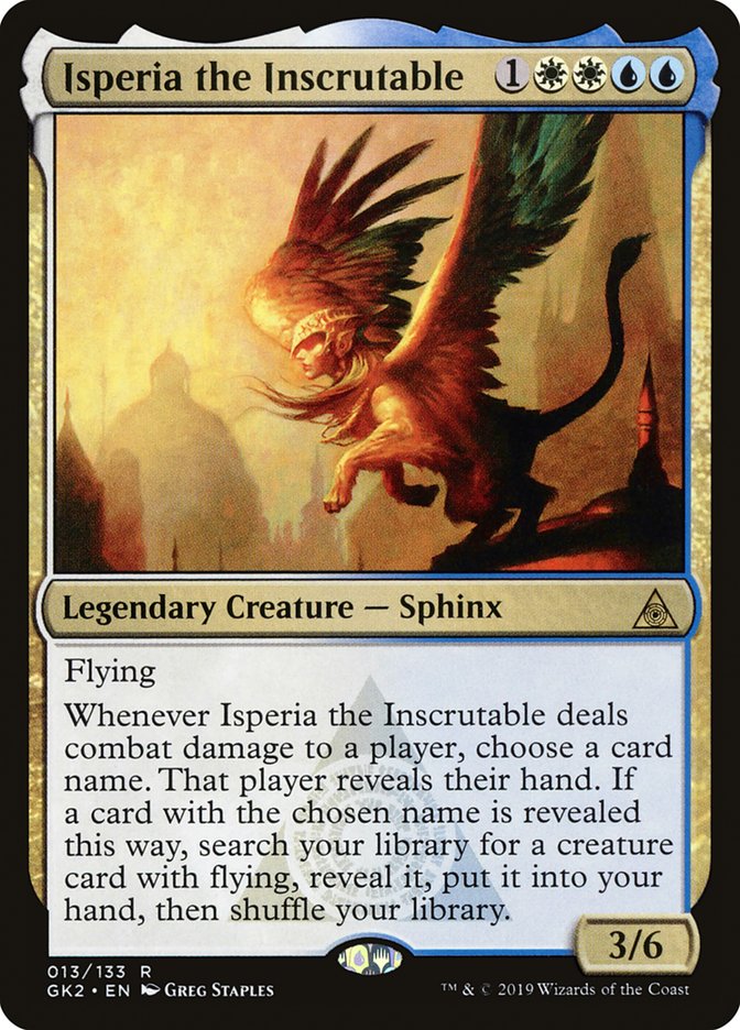Isperia the Inscrutable [Ravnica Allegiance Guild Kit] | Jomio and Rueliete's Cards and Comics