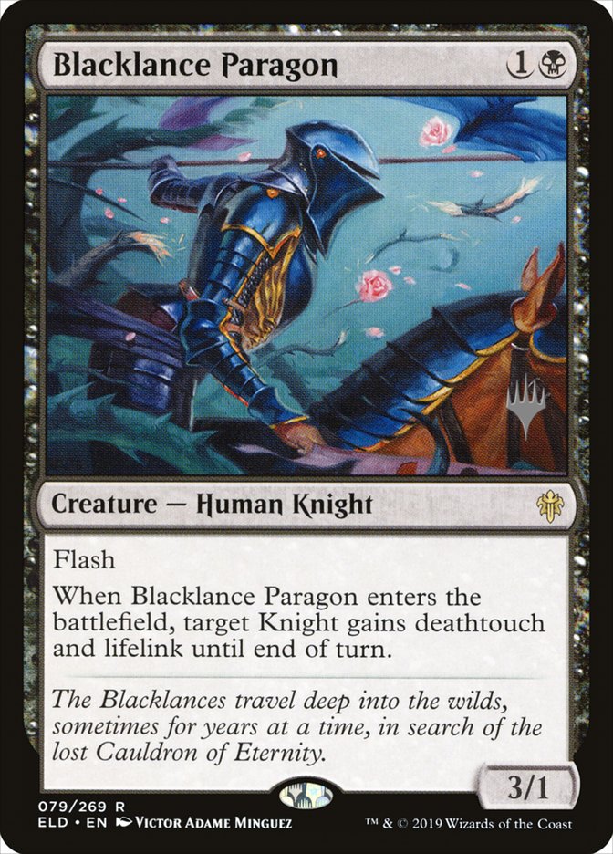 Blacklance Paragon (Promo Pack) [Throne of Eldraine Promos] | Jomio and Rueliete's Cards and Comics