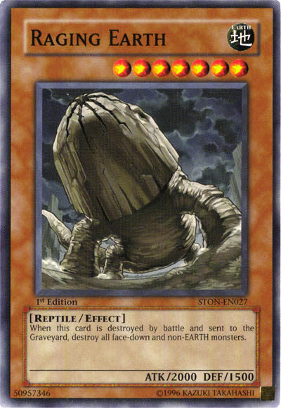 Raging Earth [STON-EN027] Common | Jomio and Rueliete's Cards and Comics