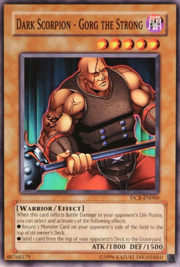 Dark Scorpion - Gorg the Strong [DCR-EN060] Common | Jomio and Rueliete's Cards and Comics