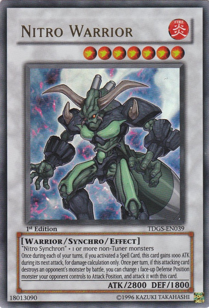 Nitro Warrior [TDGS-EN039] Ultra Rare | Jomio and Rueliete's Cards and Comics