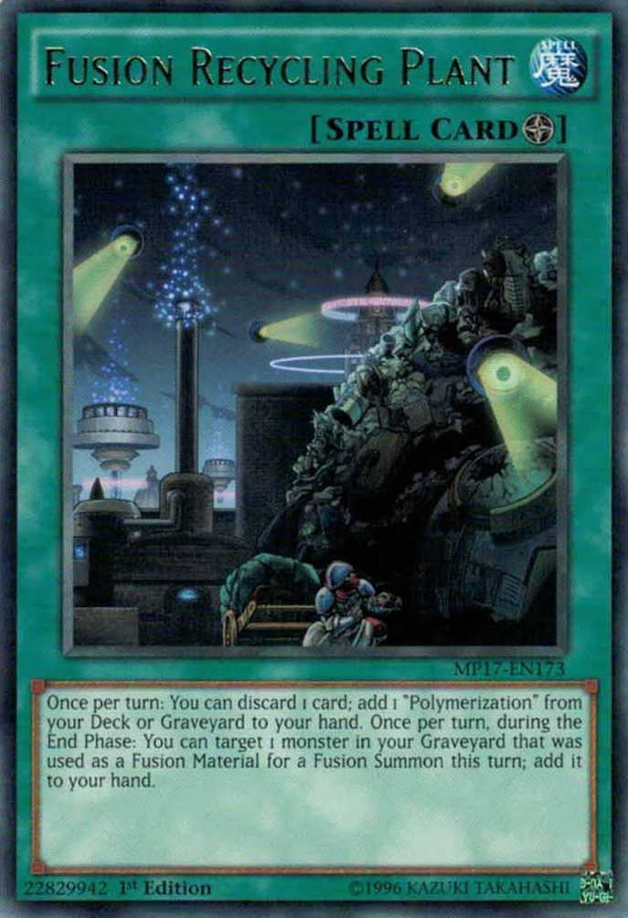 Fusion Recycling Plant [MP17-EN173] Rare | Jomio and Rueliete's Cards and Comics