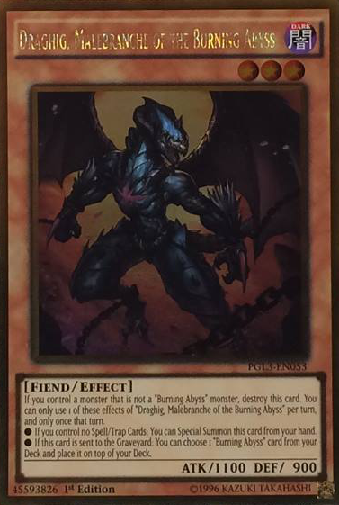 Draghig, Malebranche of the Burning Abyss [PGL3-EN053] Gold Rare | Jomio and Rueliete's Cards and Comics