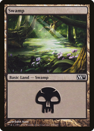 Swamp (238) [Magic 2011] | Jomio and Rueliete's Cards and Comics