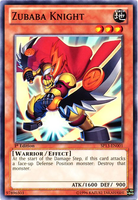 Zubaba Knight [SP13-EN001] Common | Jomio and Rueliete's Cards and Comics
