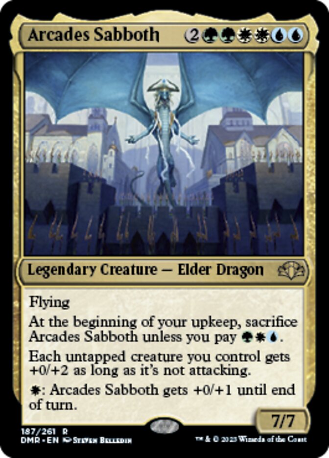 Arcades Sabboth [Dominaria Remastered] | Jomio and Rueliete's Cards and Comics