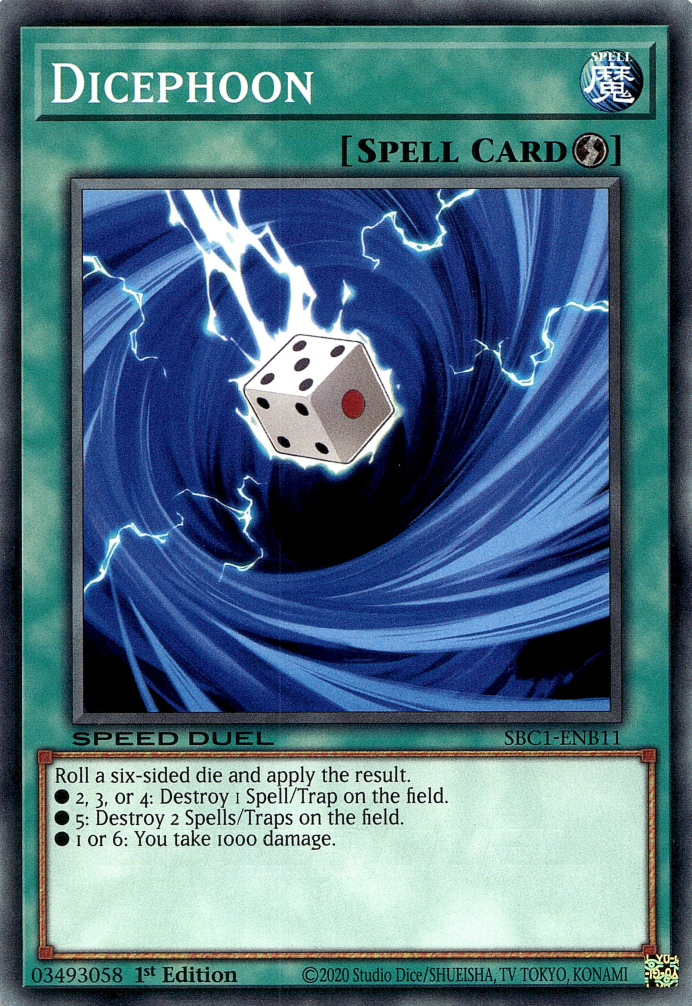 Dicephoon [SBC1-ENB11] Common | Jomio and Rueliete's Cards and Comics
