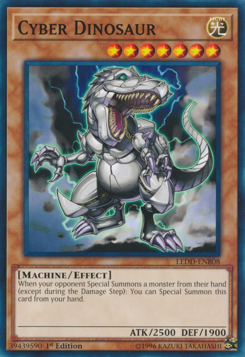 Cyber Dinosaur [LEDD-ENB08] Common | Jomio and Rueliete's Cards and Comics