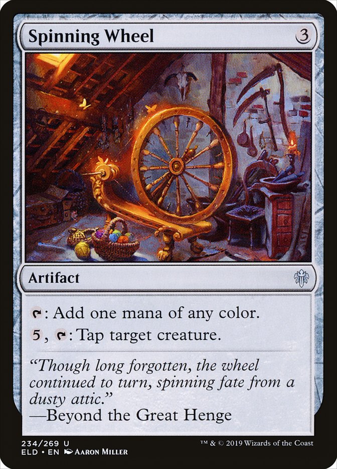 Spinning Wheel [Throne of Eldraine] | Jomio and Rueliete's Cards and Comics