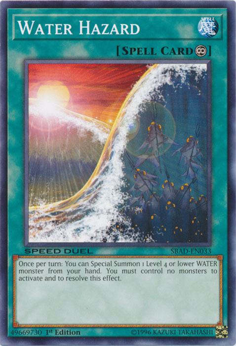 Water Hazard [SBAD-EN033] Common | Jomio and Rueliete's Cards and Comics