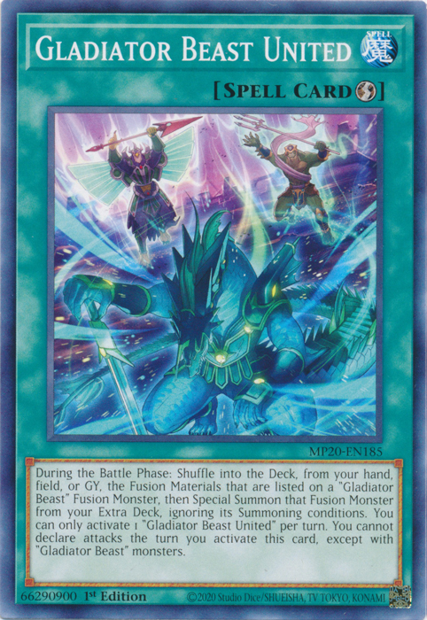 Gladiator Beast United [MP20-EN185] Common | Jomio and Rueliete's Cards and Comics