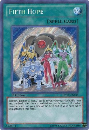 Fifth Hope [LCGX-EN098] Secret Rare | Jomio and Rueliete's Cards and Comics
