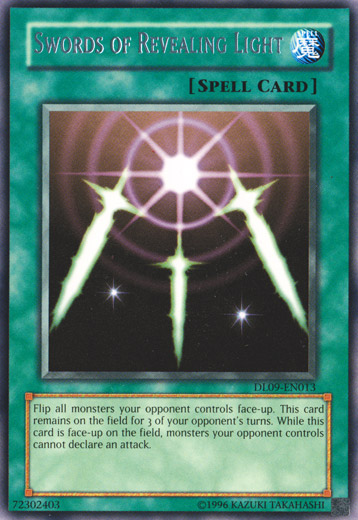 Swords of Revealing Light (Silver) [DL09-EN013] Rare | Jomio and Rueliete's Cards and Comics