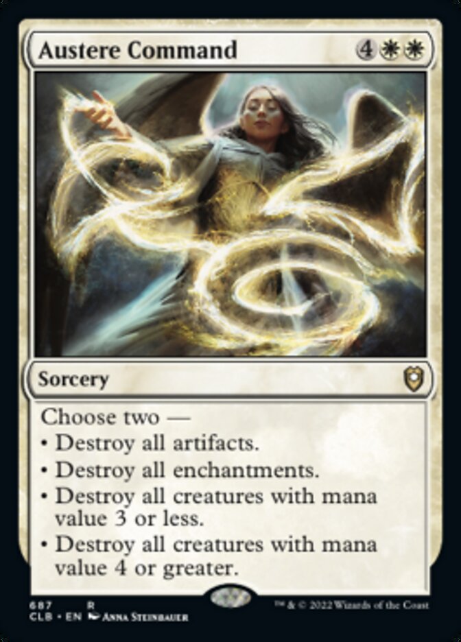 Austere Command [Commander Legends: Battle for Baldur's Gate] | Jomio and Rueliete's Cards and Comics