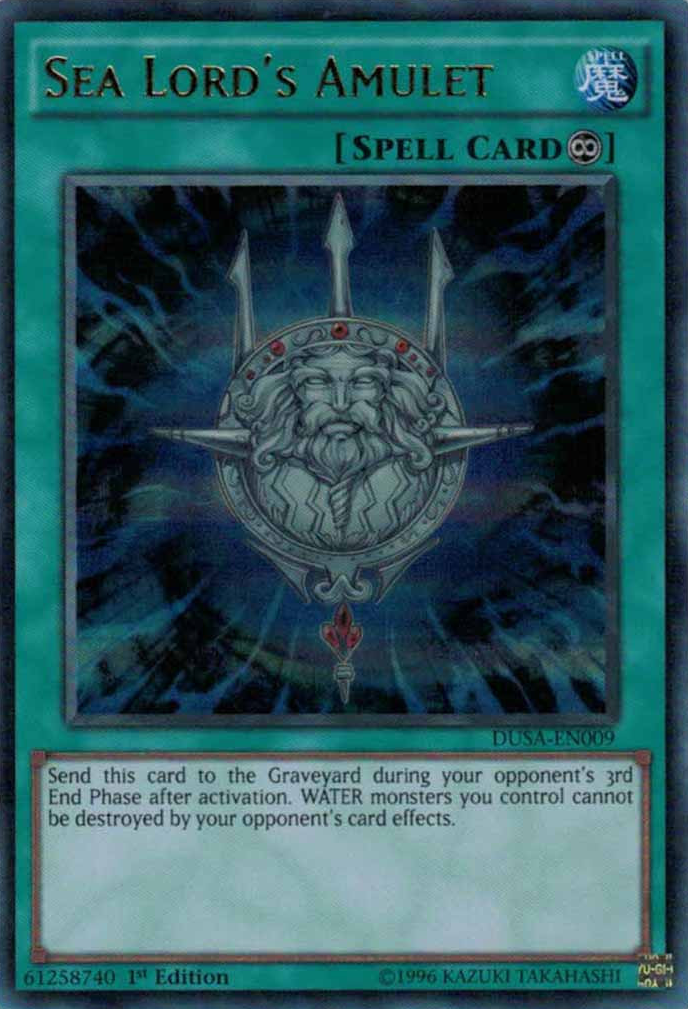 Sea Lord's Amulet [DUSA-EN009] Ultra Rare | Jomio and Rueliete's Cards and Comics