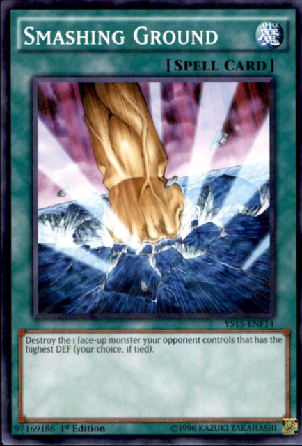 Smashing Ground [YS15-ENF14] Shatterfoil Rare | Jomio and Rueliete's Cards and Comics