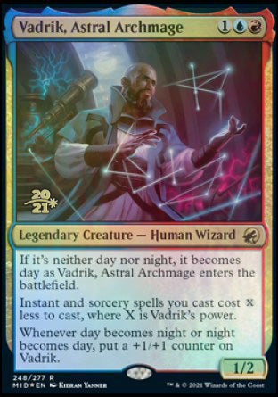 Vadrik, Astral Archmage [Innistrad: Midnight Hunt Prerelease Promos] | Jomio and Rueliete's Cards and Comics