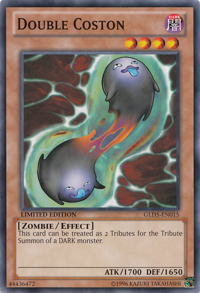 Double Coston [GLD5-EN015] Common | Jomio and Rueliete's Cards and Comics