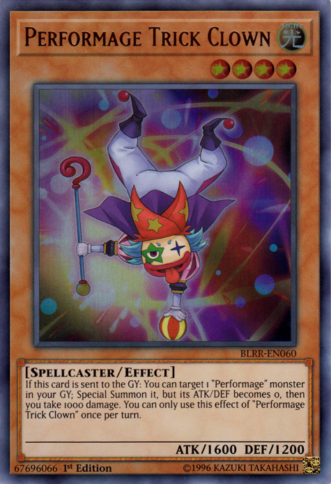 Performage Trick Clown [BLRR-EN060] Ultra Rare | Jomio and Rueliete's Cards and Comics