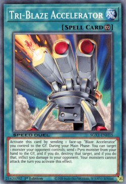 Tri-Blaze Accelerator [SGX1-ENH15] Common | Jomio and Rueliete's Cards and Comics