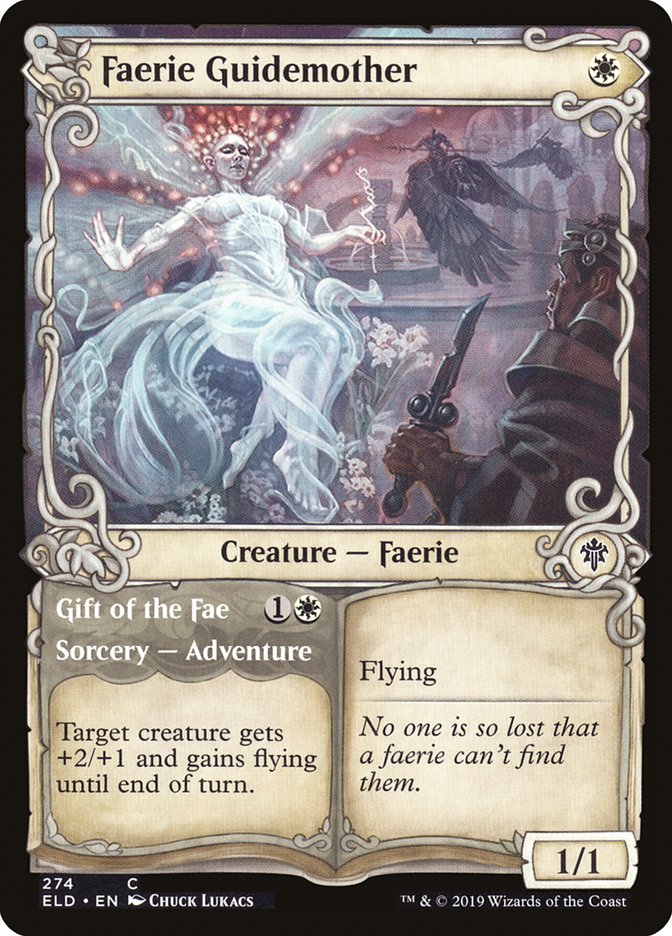 Faerie Guidemother // Gift of the Fae (Showcase) [Throne of Eldraine] | Jomio and Rueliete's Cards and Comics