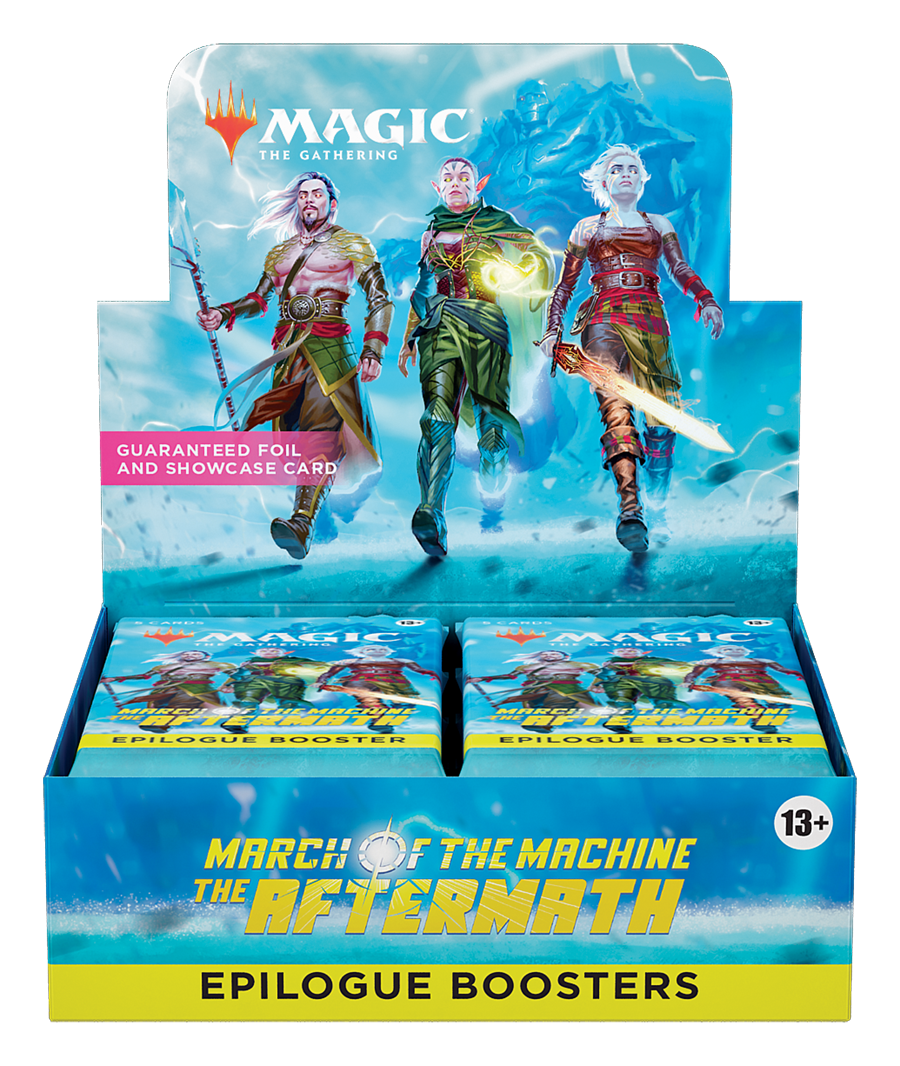 March of the Machine: The Aftermath - Epilogue Booster Display | Jomio and Rueliete's Cards and Comics