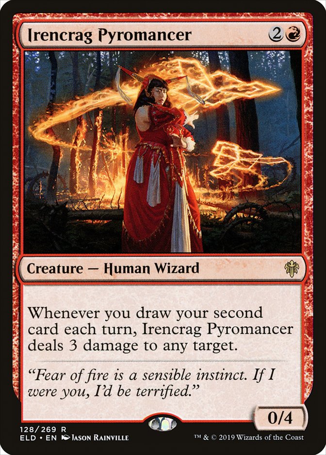 Irencrag Pyromancer [Throne of Eldraine] | Jomio and Rueliete's Cards and Comics